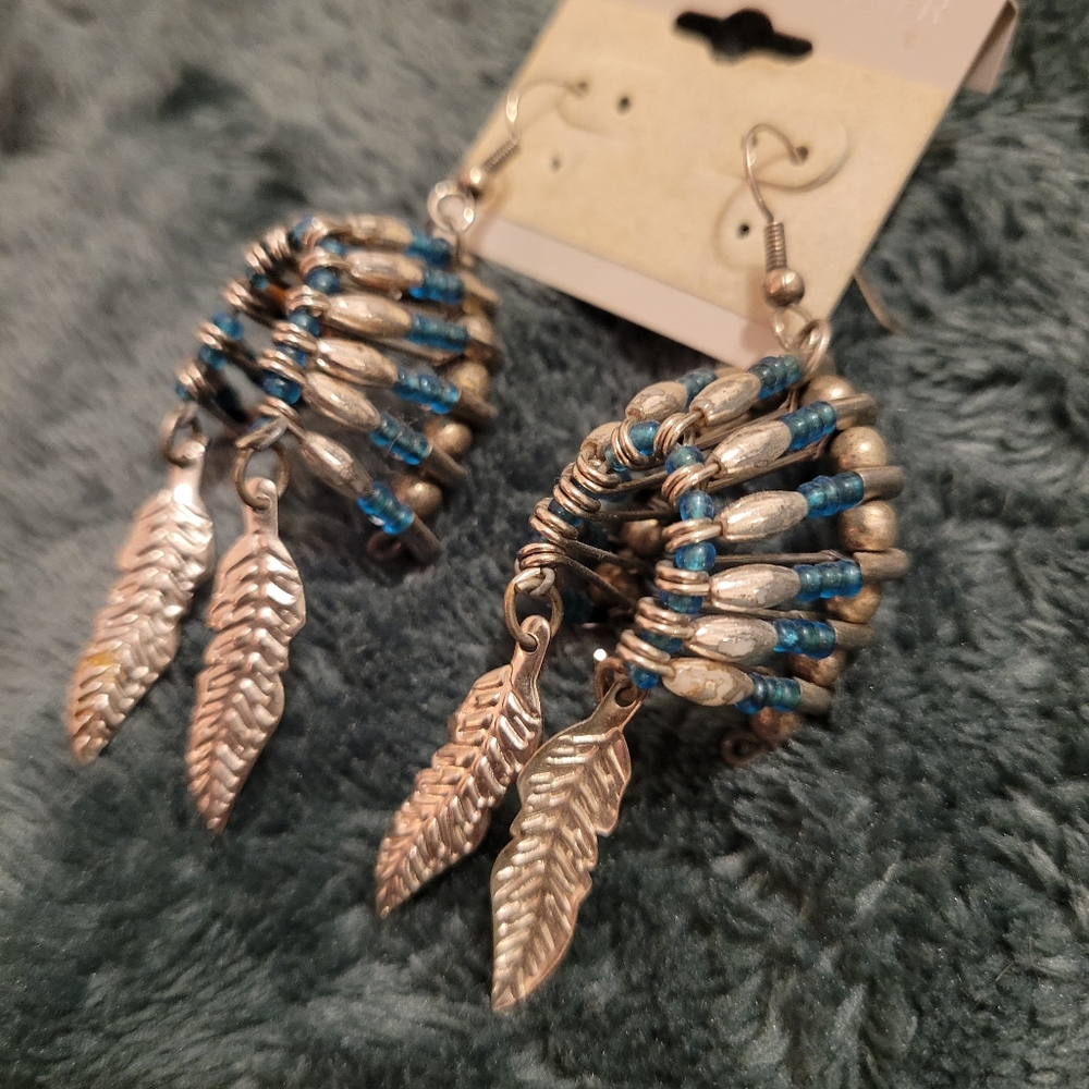 Beaded Headdress Earrings